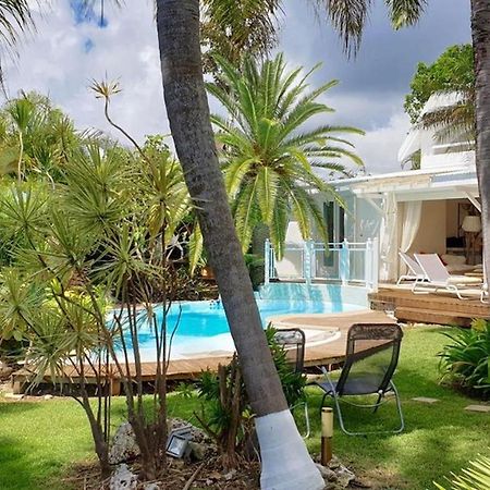 סן-פרנסואה Villa Iguanou Et Piscine En Bord De Mer Proche Plages Marina Et Golf מראה חיצוני תמונה