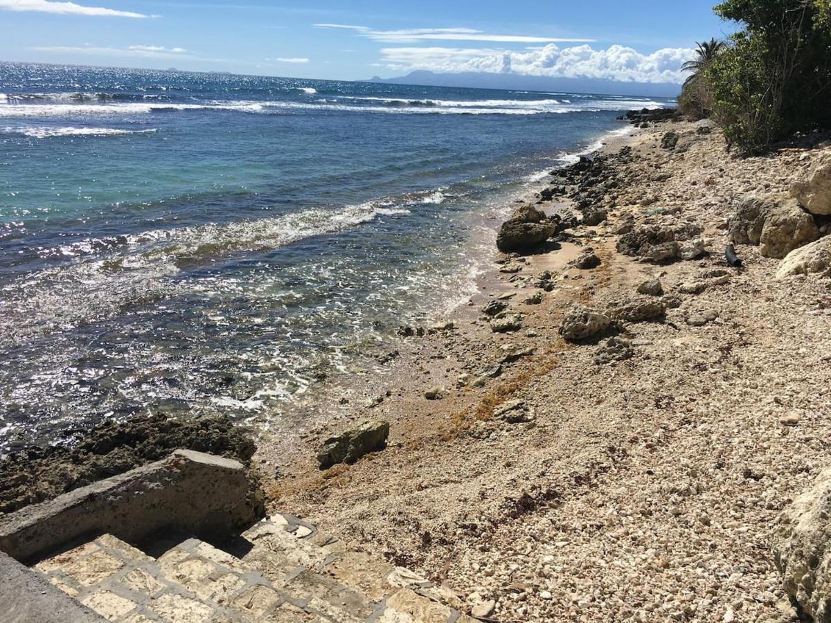 סן-פרנסואה Villa Iguanou Et Piscine En Bord De Mer Proche Plages Marina Et Golf מראה חיצוני תמונה