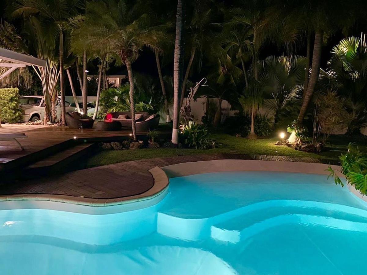 סן-פרנסואה Villa Iguanou Et Piscine En Bord De Mer Proche Plages Marina Et Golf מראה חיצוני תמונה