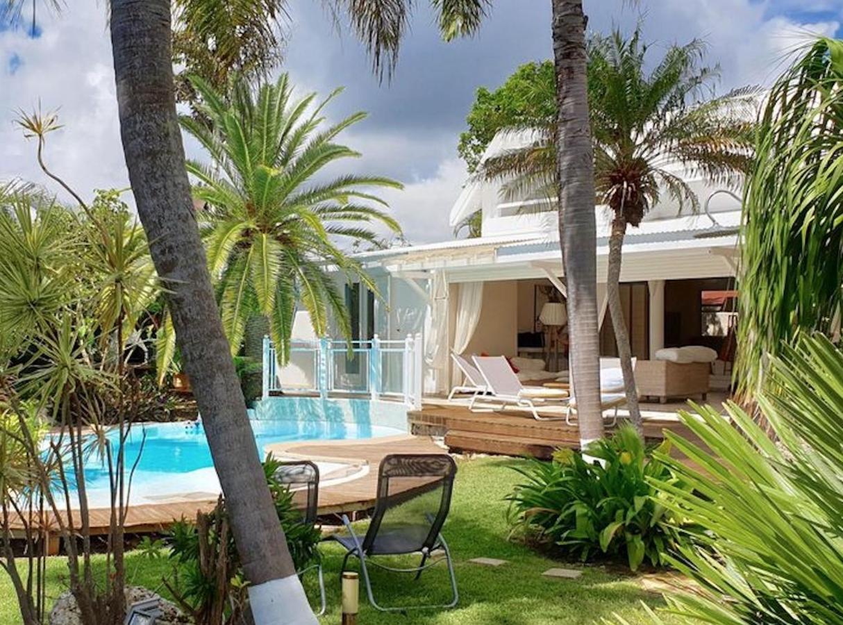 סן-פרנסואה Villa Iguanou Et Piscine En Bord De Mer Proche Plages Marina Et Golf מראה חיצוני תמונה