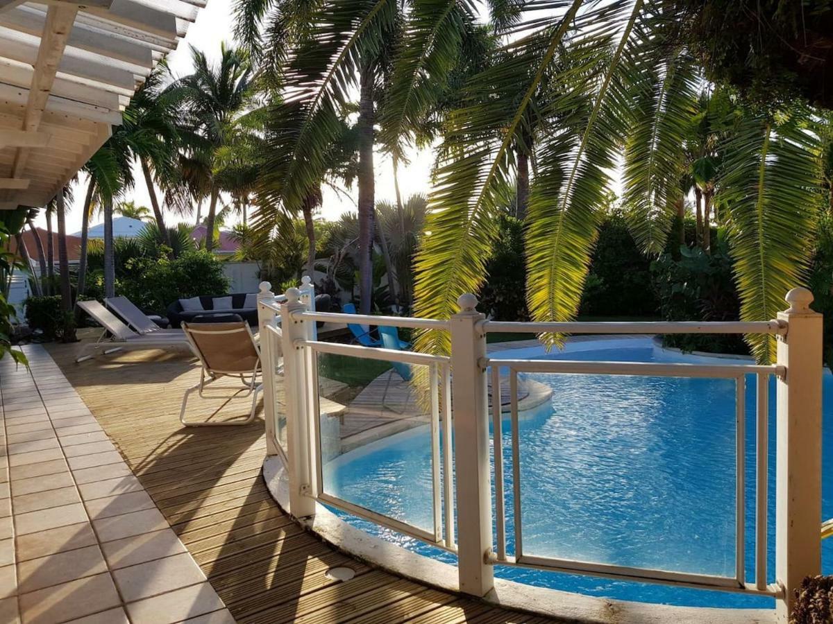 סן-פרנסואה Villa Iguanou Et Piscine En Bord De Mer Proche Plages Marina Et Golf מראה חיצוני תמונה